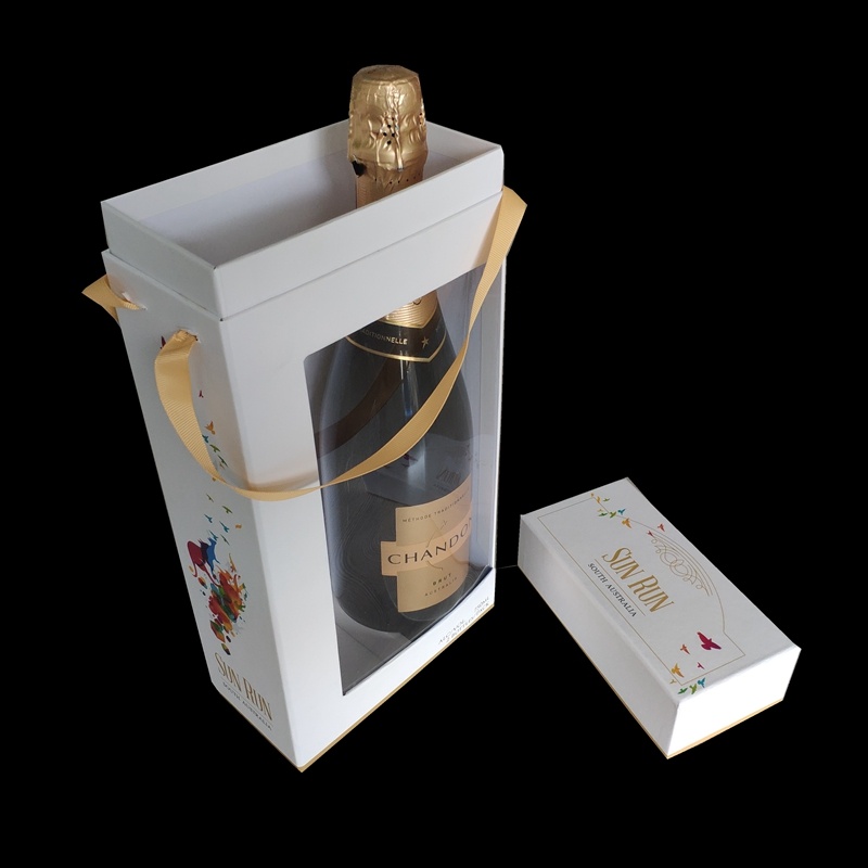 cardboard wine bottle gift presentation boxes