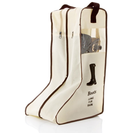 www.hoocing.com-Travel boots bag with zipper closure for high heels