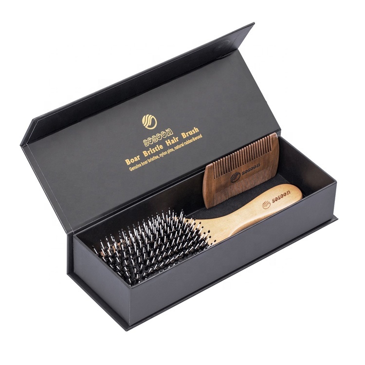 www.hoocing.com-Custom hair brushes box in different style and material