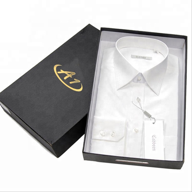 Custom rigid apparel luxury packaging box for suit
