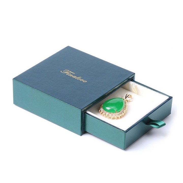 Luxury Paper Gift Packaging Custom Ring Jewelry Box