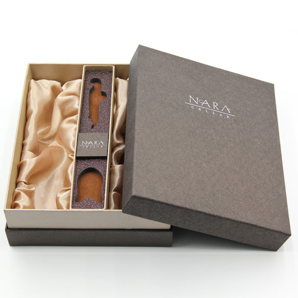 Custom printed luxury foldable cardboard paper wine box