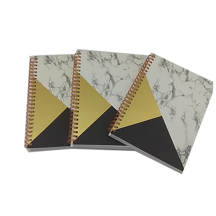 Wholesale low MOQ A5 size regular spiral notebook