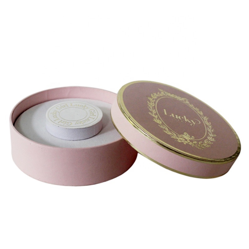 China circular wig packaging box round hair extensions packaging-www.hoocing.com