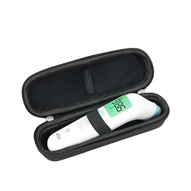 2020 new style hard EVA Travel black case for DMT 489 Medical Forehead and Ear Thermometer case