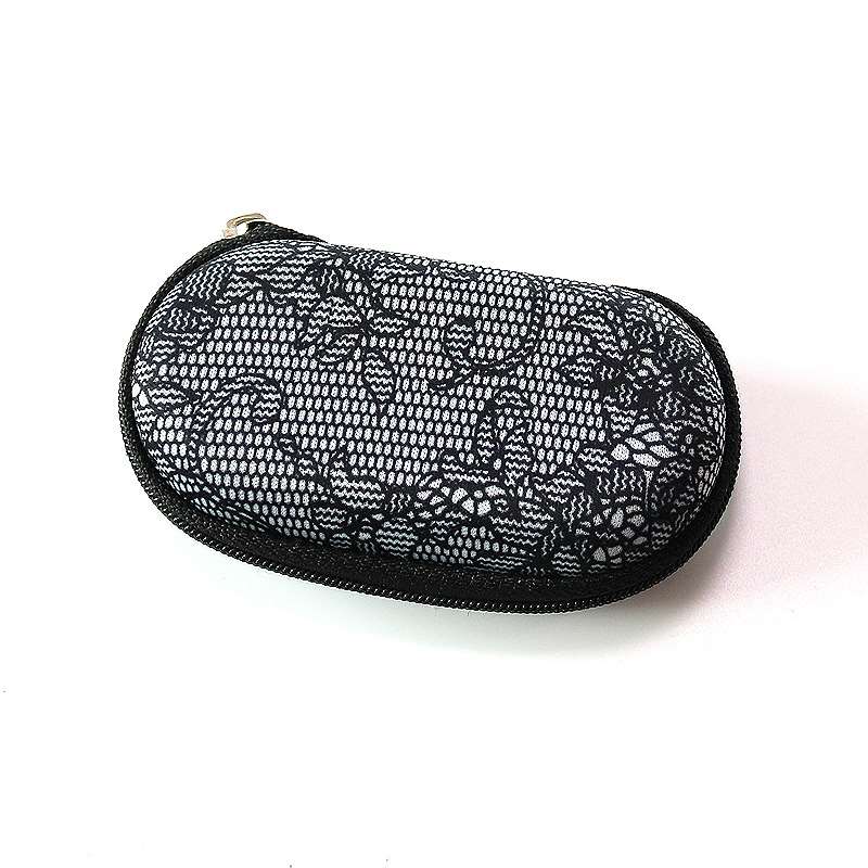 Large Capacity Zipper Closed Durable Eva Earphone Case 1