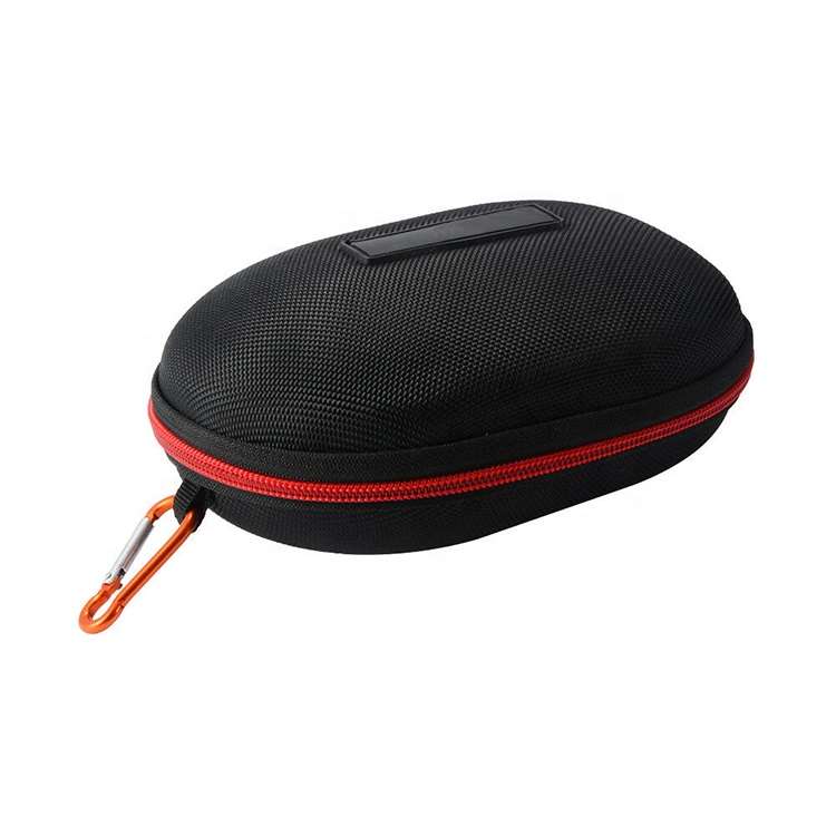 Oval shape storage headphone folding headset EVA case