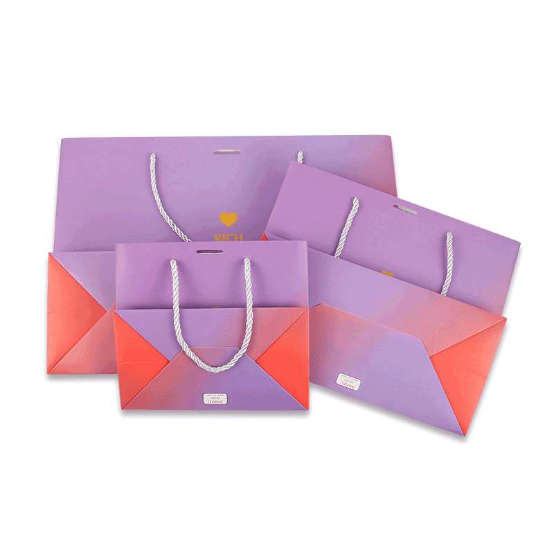 Cheap price wholesale shopping used beautiful clothing paper bag