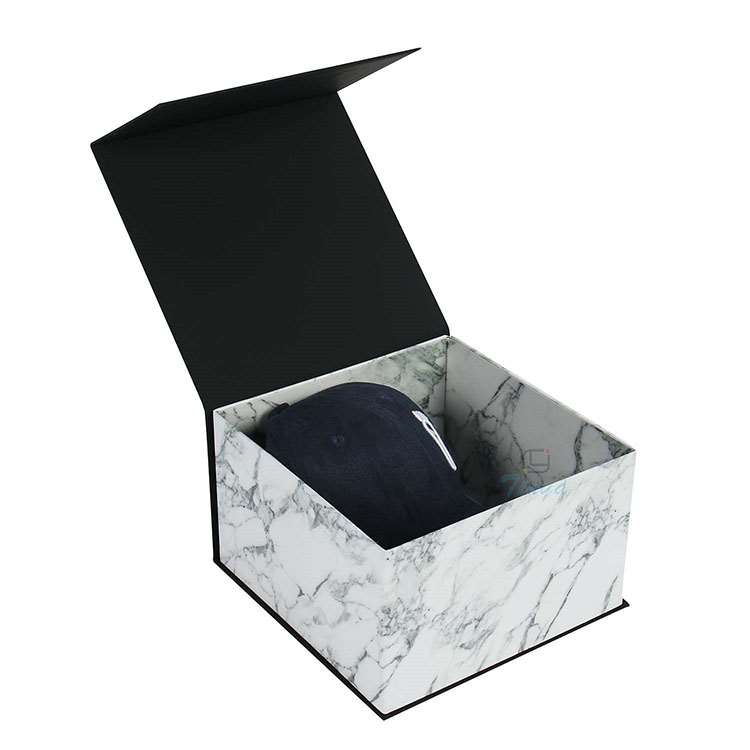 customized luxury baseball hat packaging cardboard cap paper box