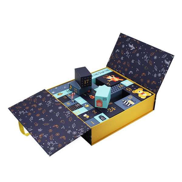 Source Factory Wholesale Christmas Luxury Advent Calendar Packaging Box  Cosmetic Advent Calendar With Drawers Box on m.